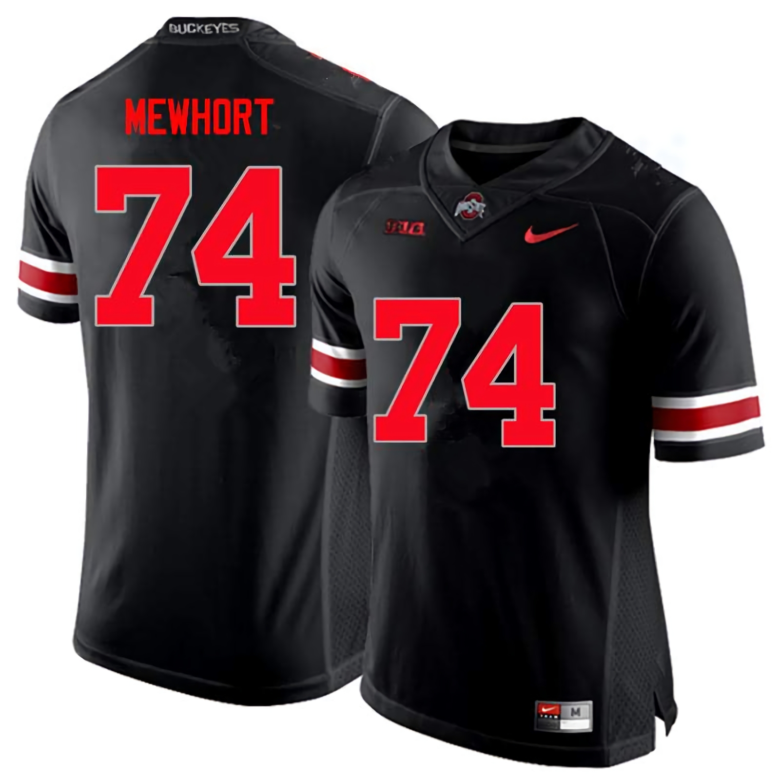 Jack Mewhort Ohio State Buckeyes Men's NCAA #74 Nike Black Limited College Stitched Football Jersey MYW6356PX